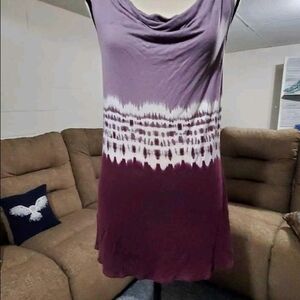 Banana Republic Purple and White Tank Top